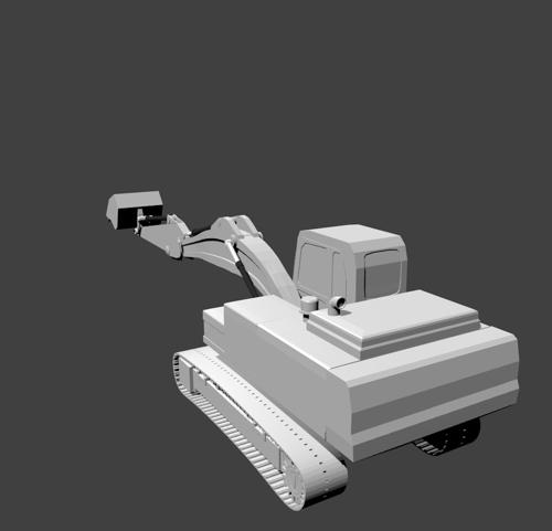 JCB Unrigged/Untextured preview image